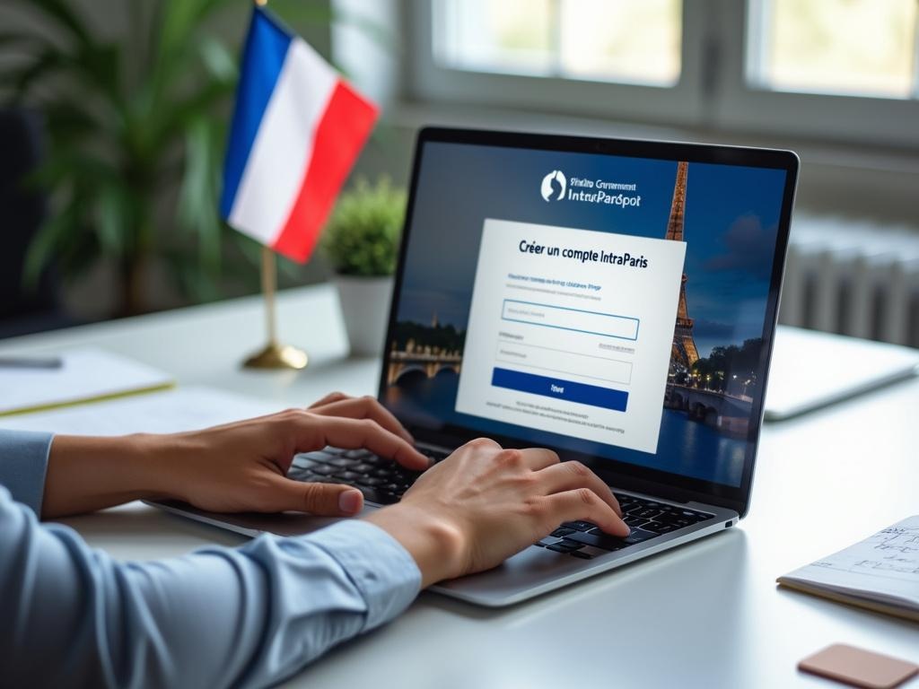 intraparis créer un compte