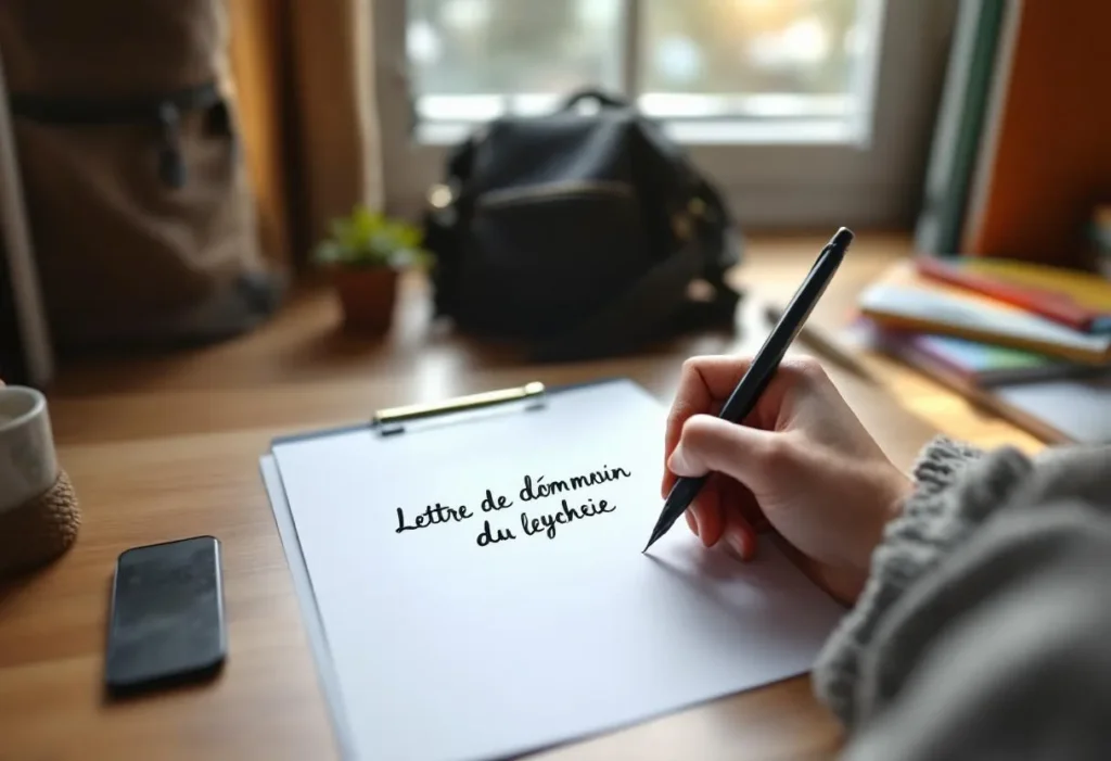 lettre de demission d'un lycée