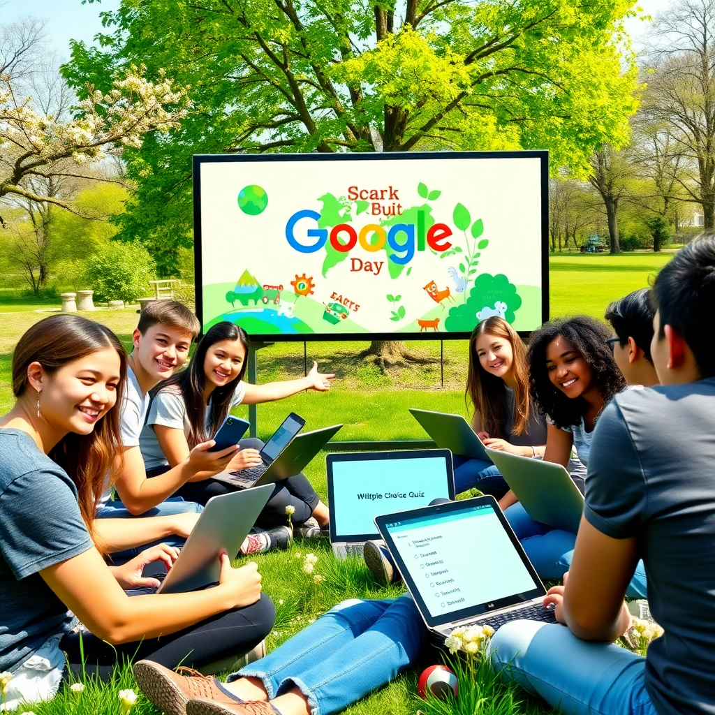 quiz de la journée de la terre google