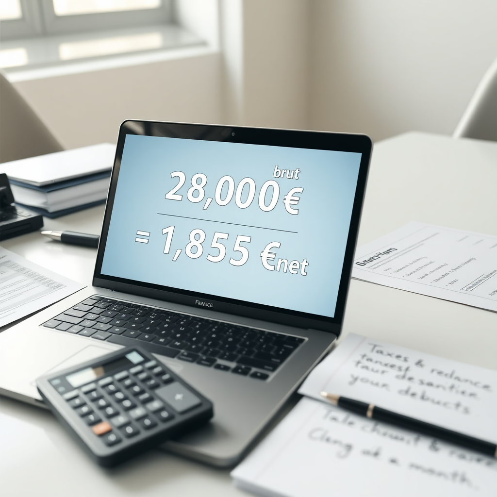 28000 brut en net