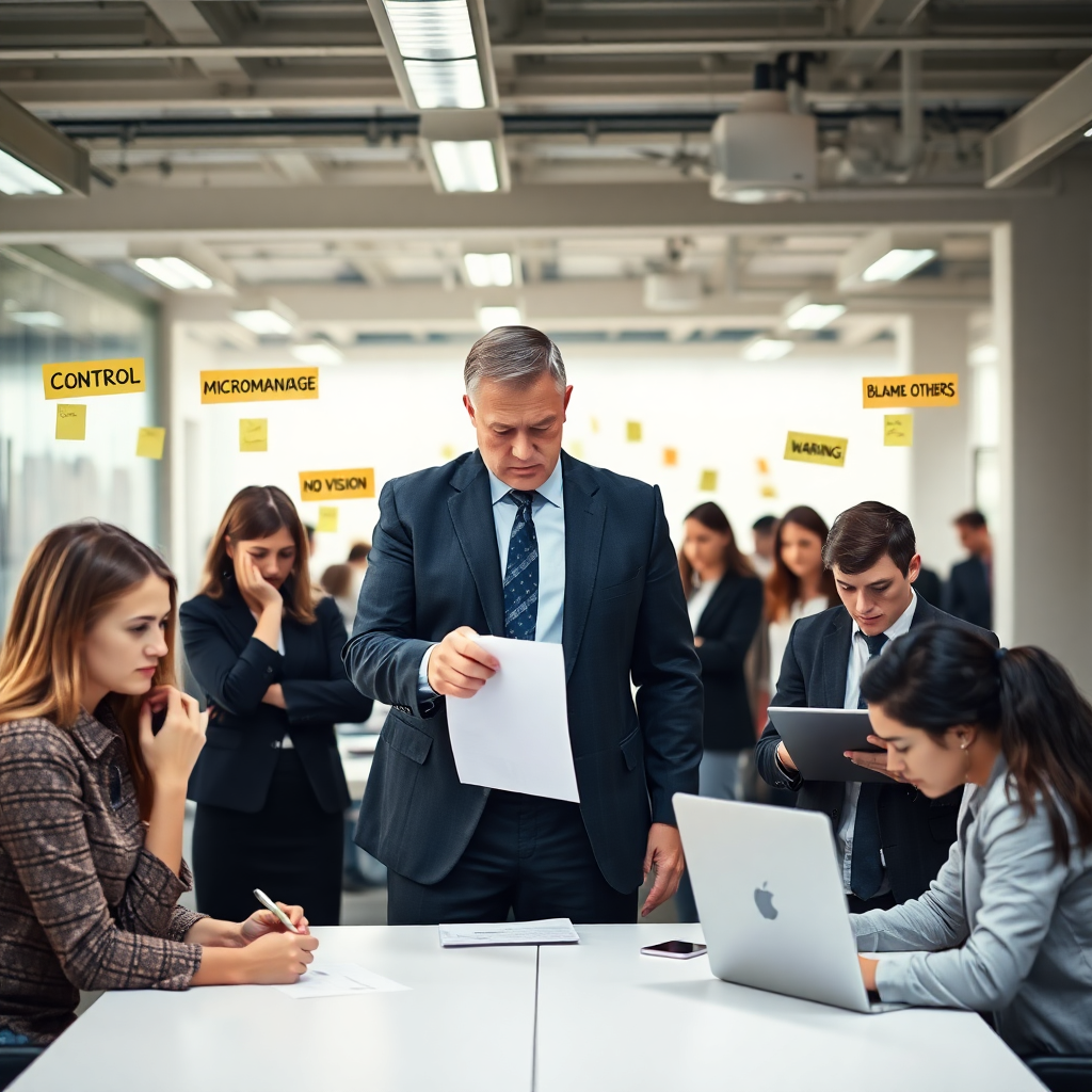 les 15 commandements du manager toxique