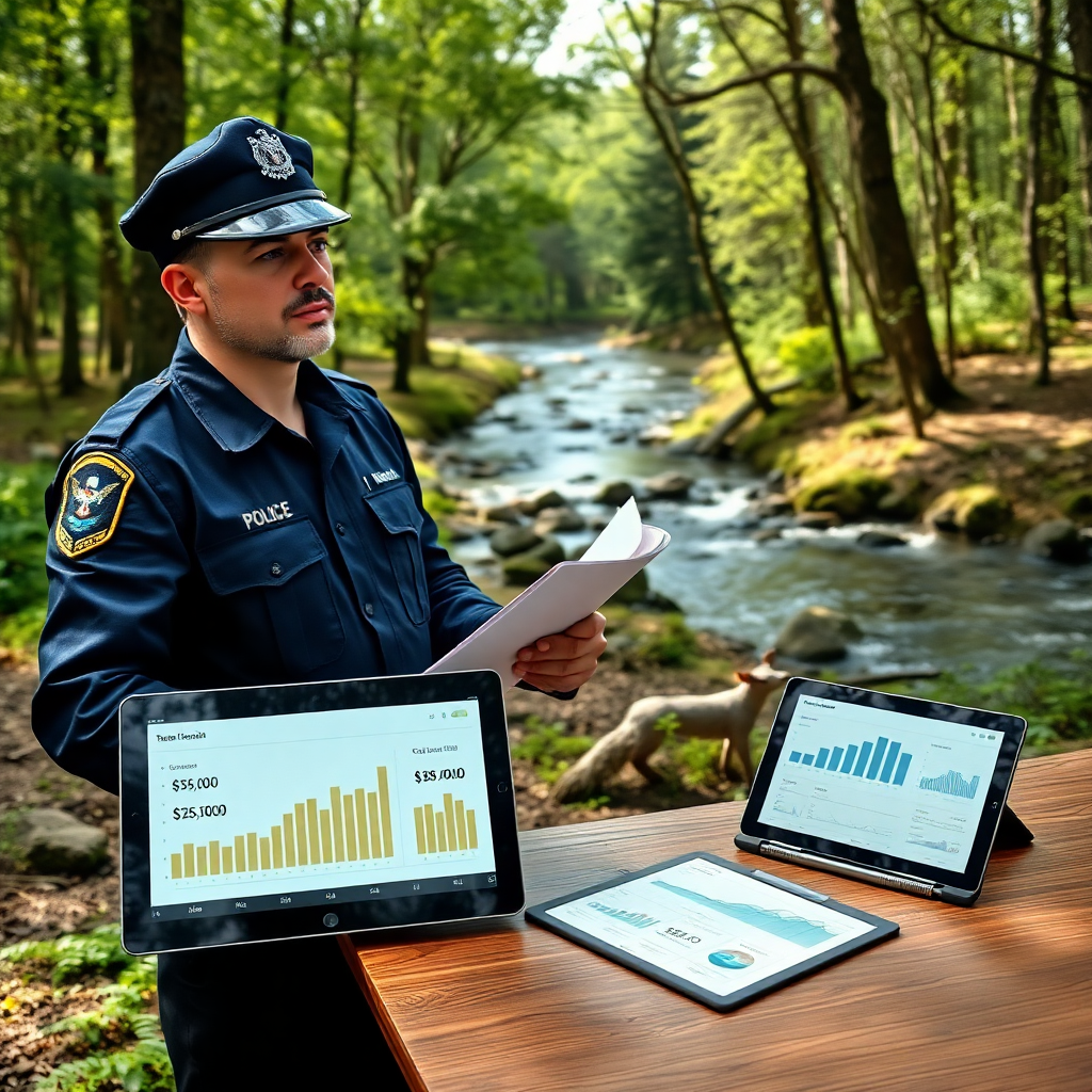 police de l'environnement salaire
